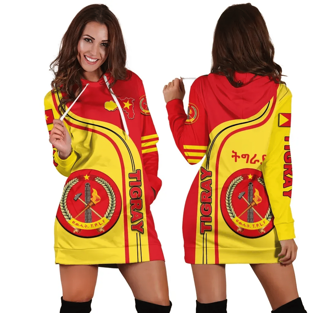 Tigray In Me Soul Hoodie Dress