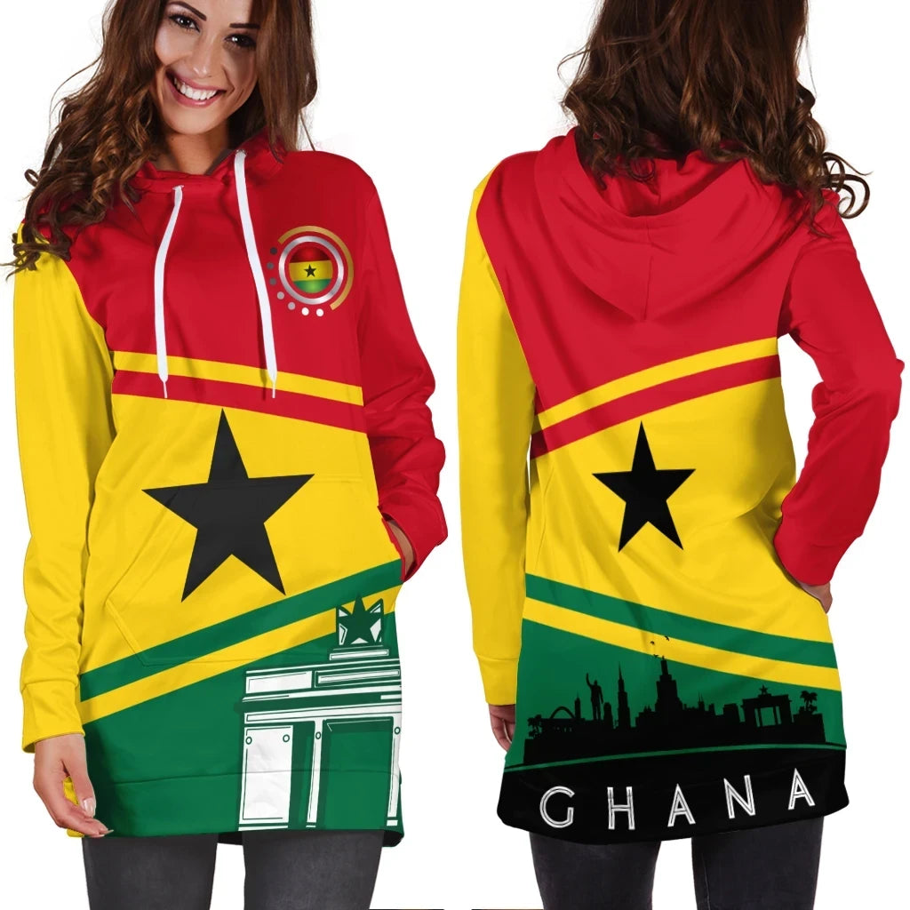 Hoodie Dress Ghana Independence Day B