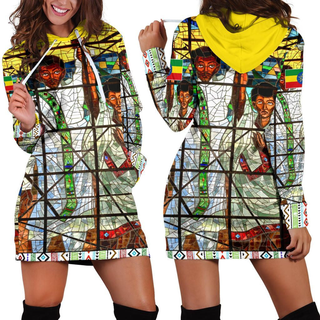 Ethiopia Hoodie Dress, Ethiopian Orthodox Flag