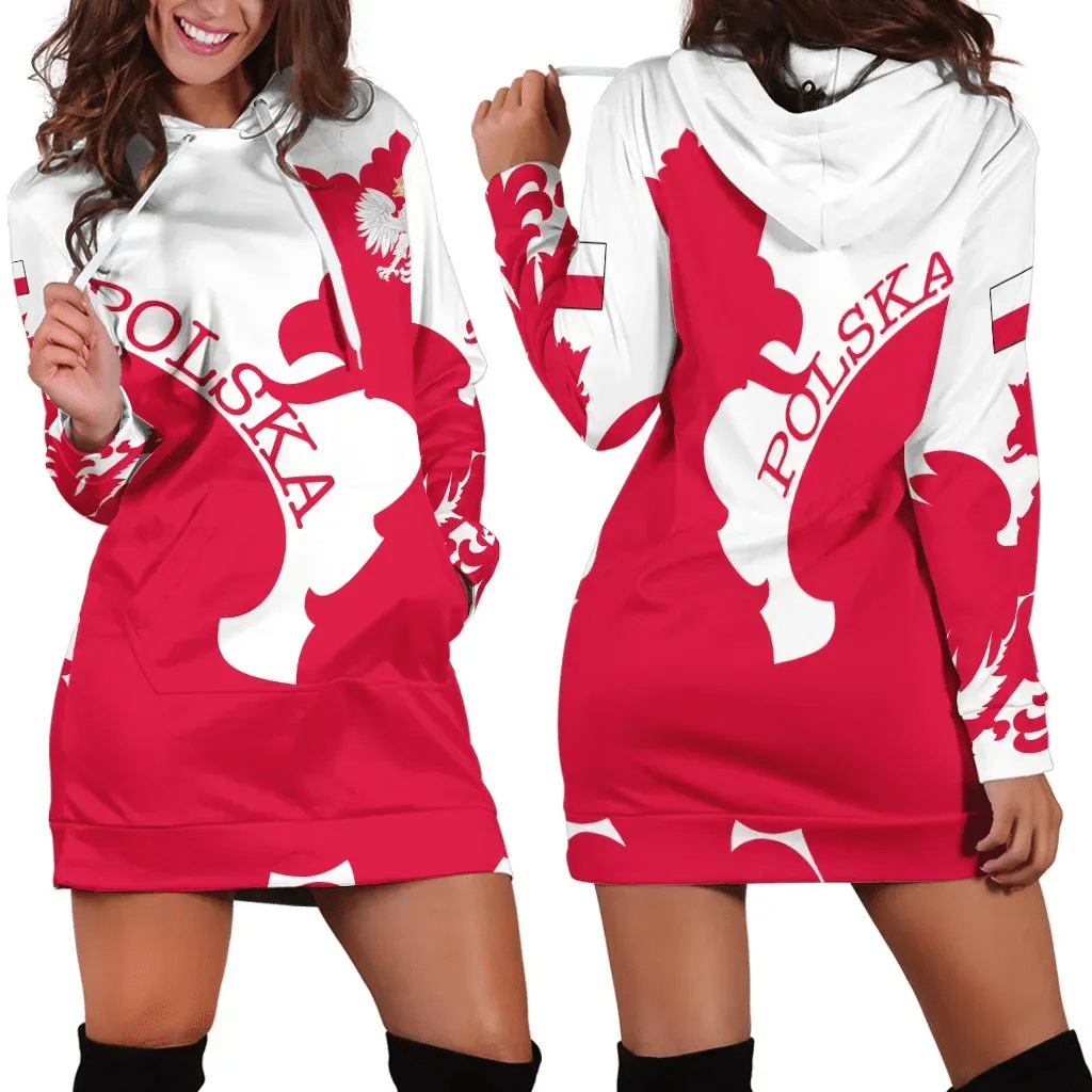 Poland Hoodie Dress Flag Jersey