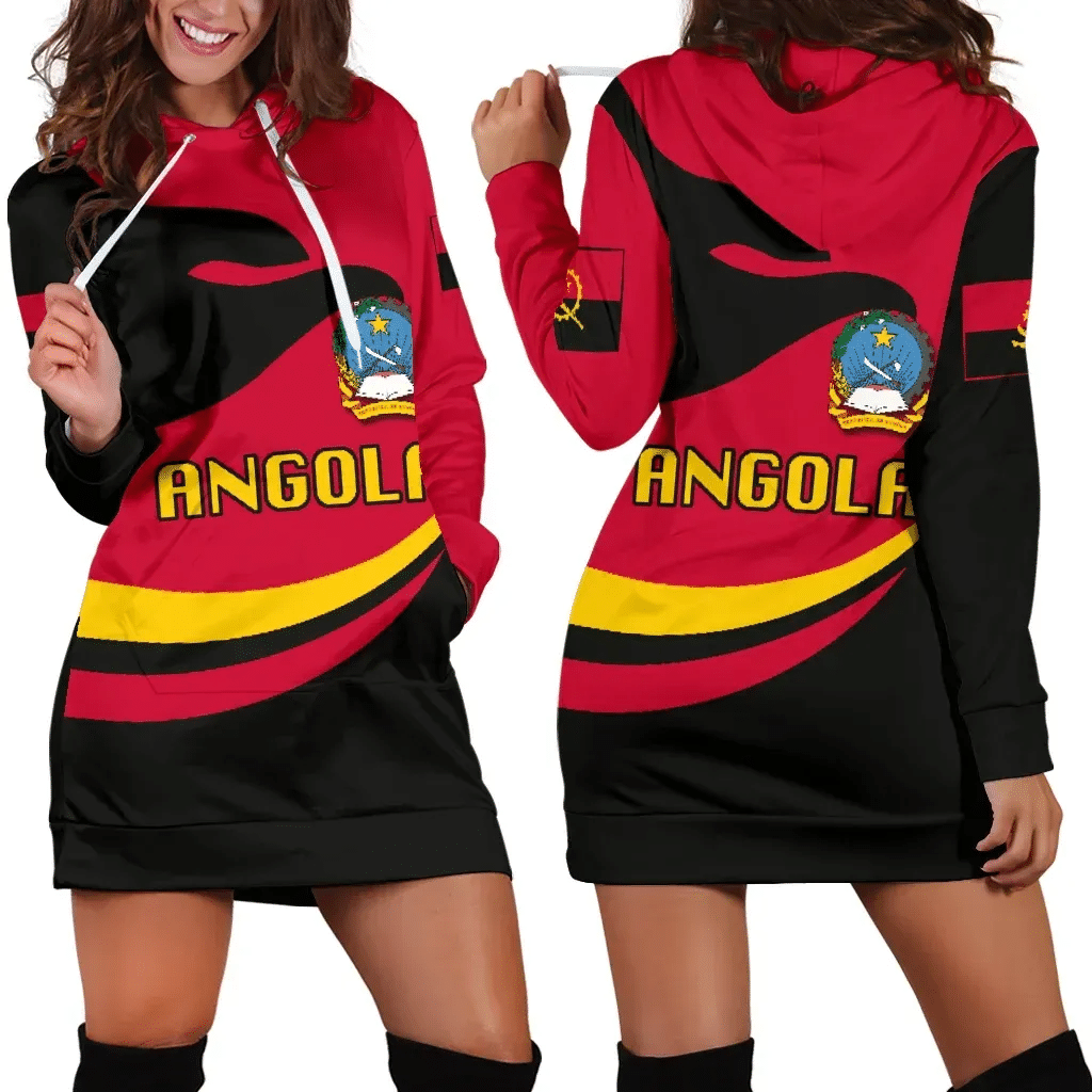 Angola Hoodie Dress Proud Version K4