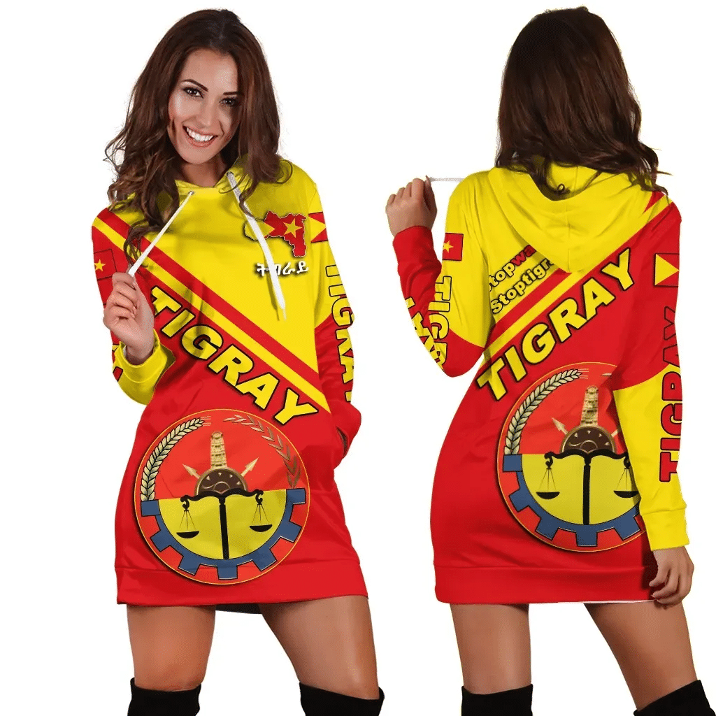 Tigray Region Hoodie Dress