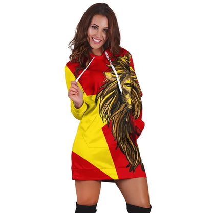 Amhara Hoodie Dress, Amhara Flag Men Lion