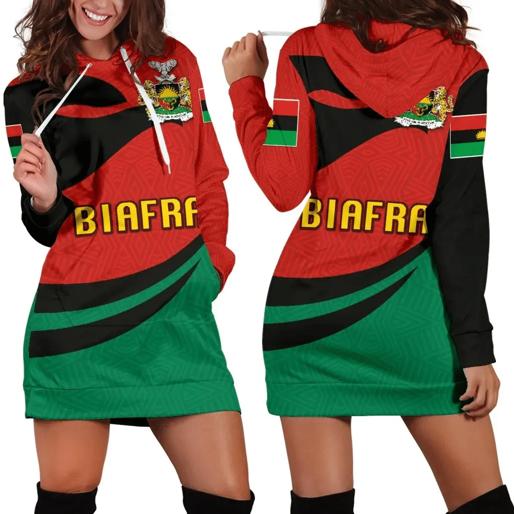 Biafra Women Hoodie Dress Proud Version K4
