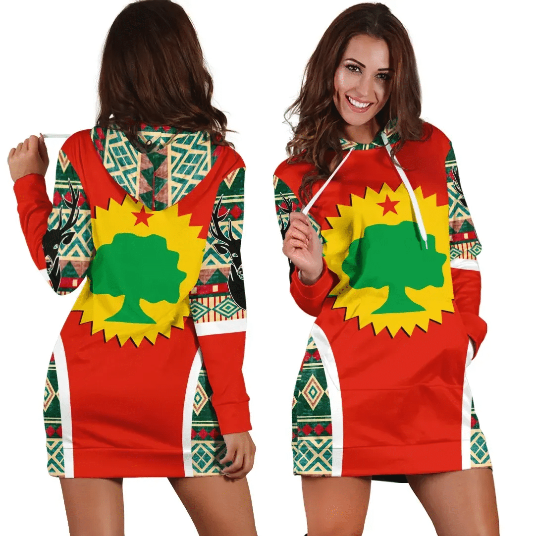 Oromo Hoodie Dress Speacial Flag