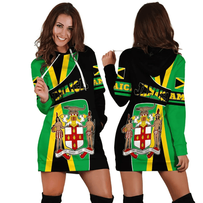 Jamaica Hoodie Dress Coat of Arms