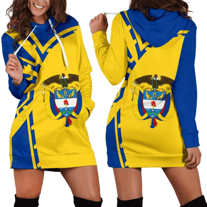 Colombia Hoodie Dress Premium Style Th5