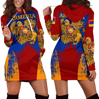 Armenia Special Coat of Arms Hoodie Dress