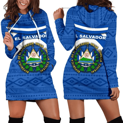 El Salvador Hoodie Dress Vibes Version K8
