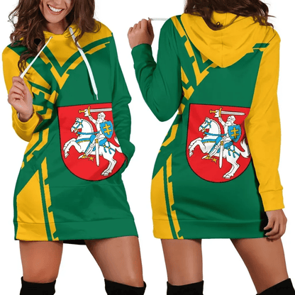 Lithuania Hoodie Dress Premium Style Th5