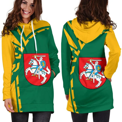 Lithuania Hoodie Dress Premium Style Th5