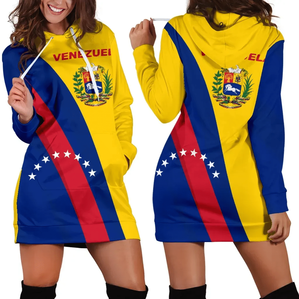 Venezuela Hoodie Dress K5