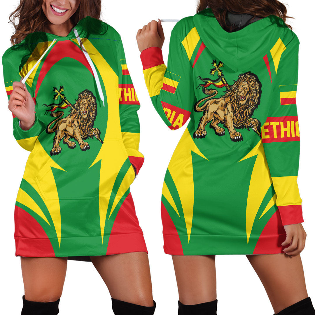 Clothing Ethiopia Action Flag Hoodie Dress