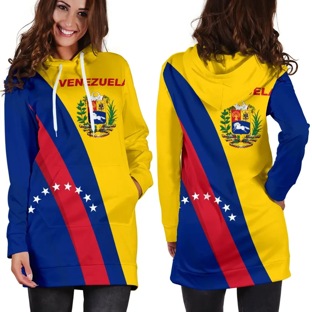 Venezuela Hoodie Dress K5