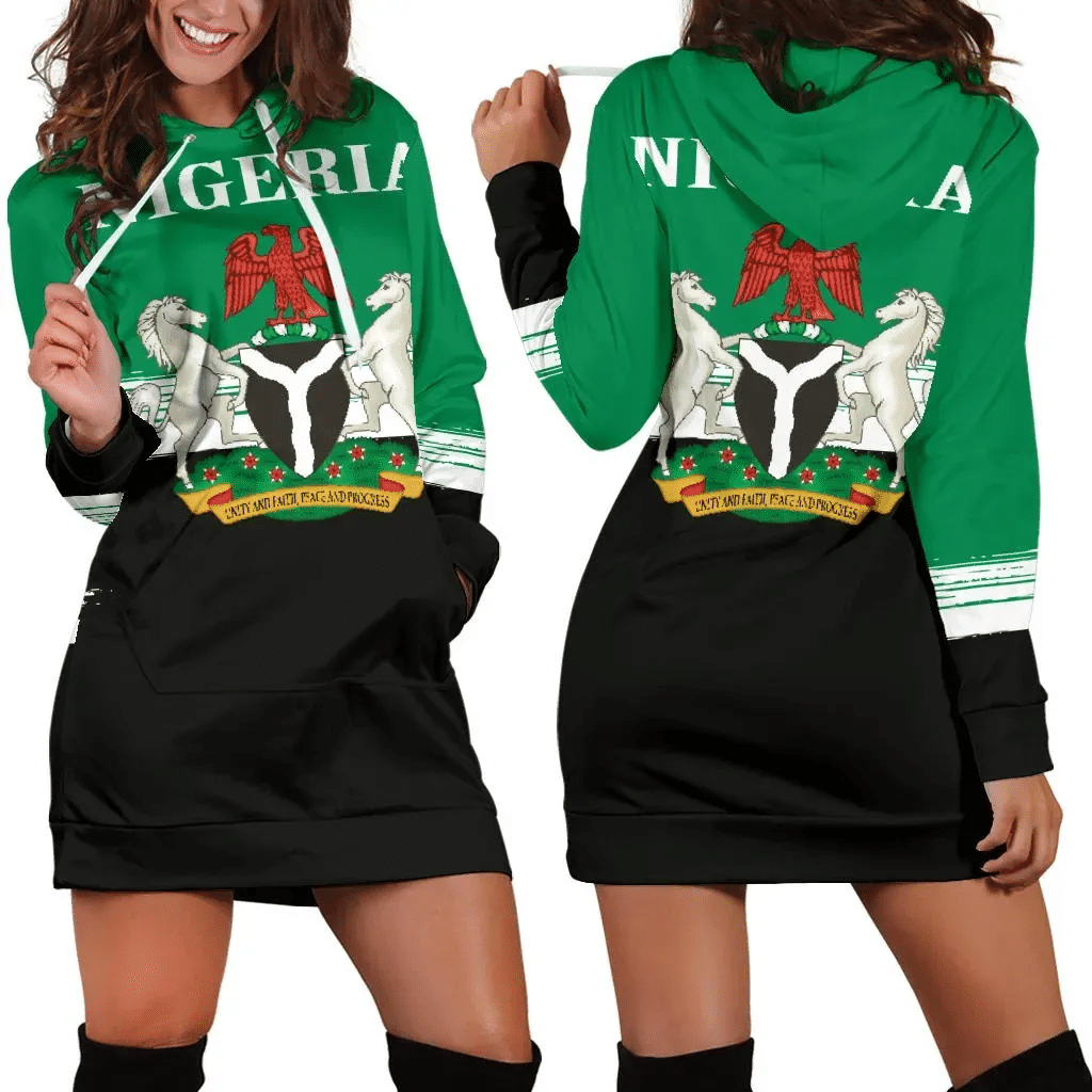 Nigeria Special Hoodie Dress