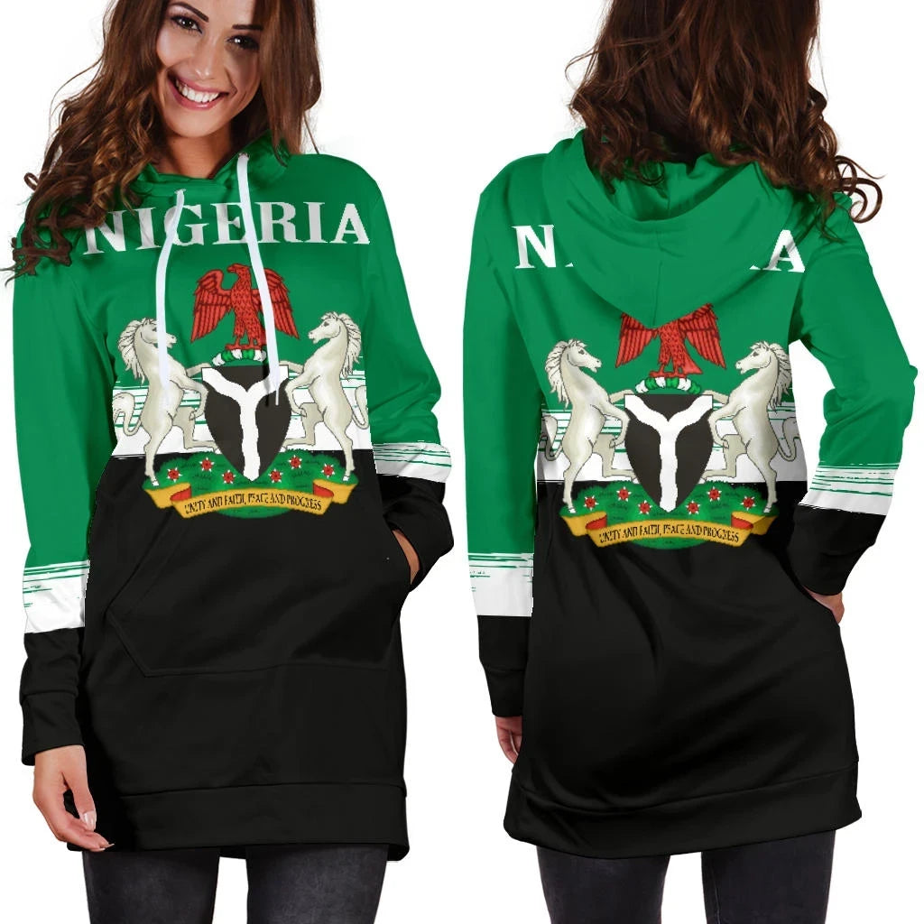 Nigeria Special Hoodie Dress