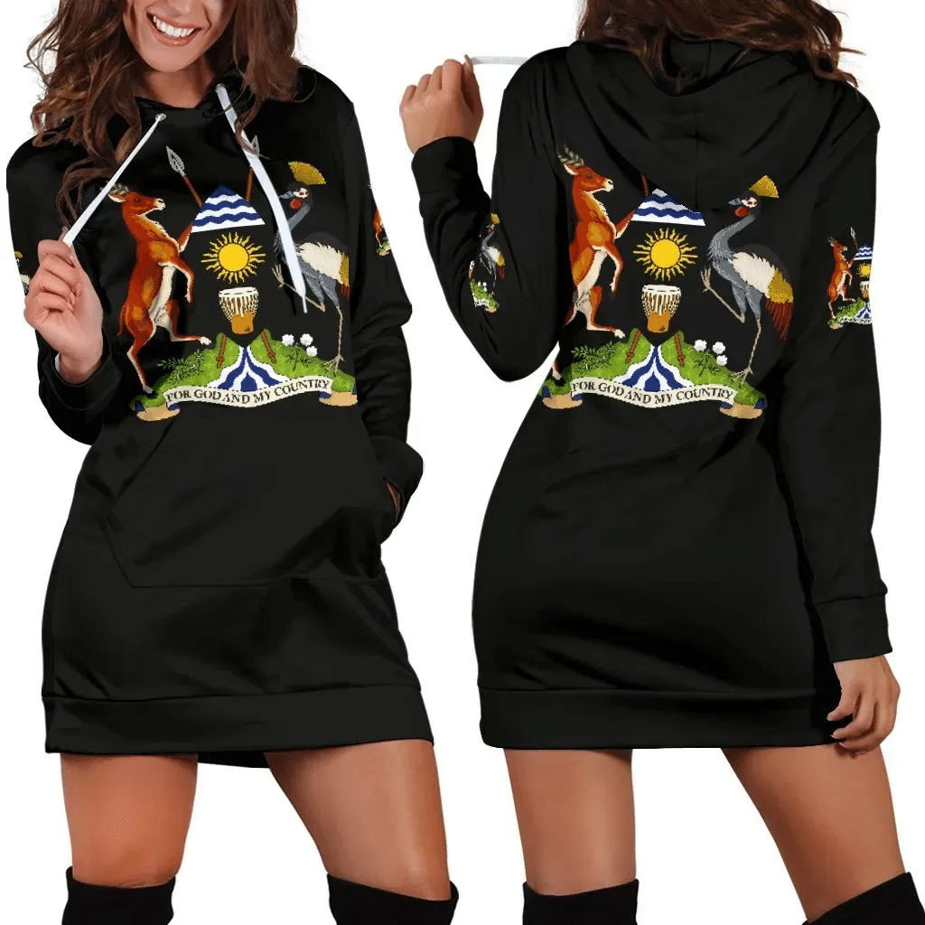 Uganda Hoodie Dress