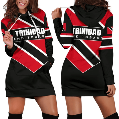 Trinidad and Tobago Hoodie Dress Pro Energy