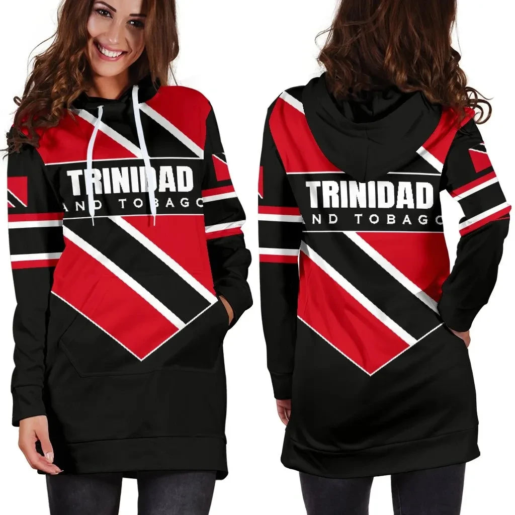 Trinidad and Tobago Hoodie Dress Pro Energy