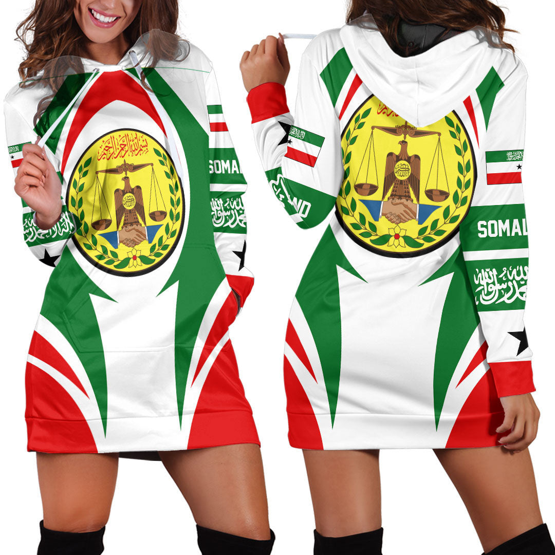 Clothing Somaliand Action Flag Hoodie Dress
