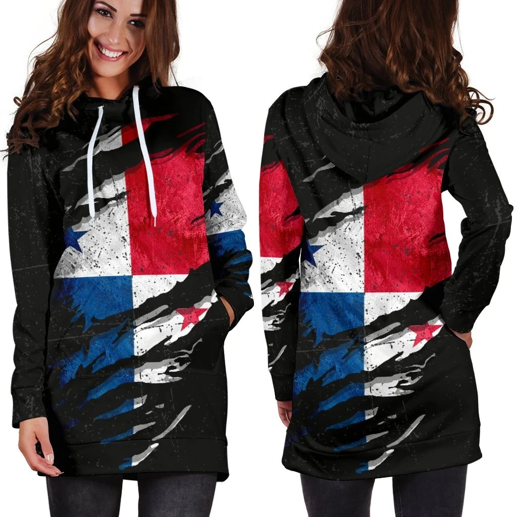 Panama In Me Women's Hoodie Dress Special Grunge Style