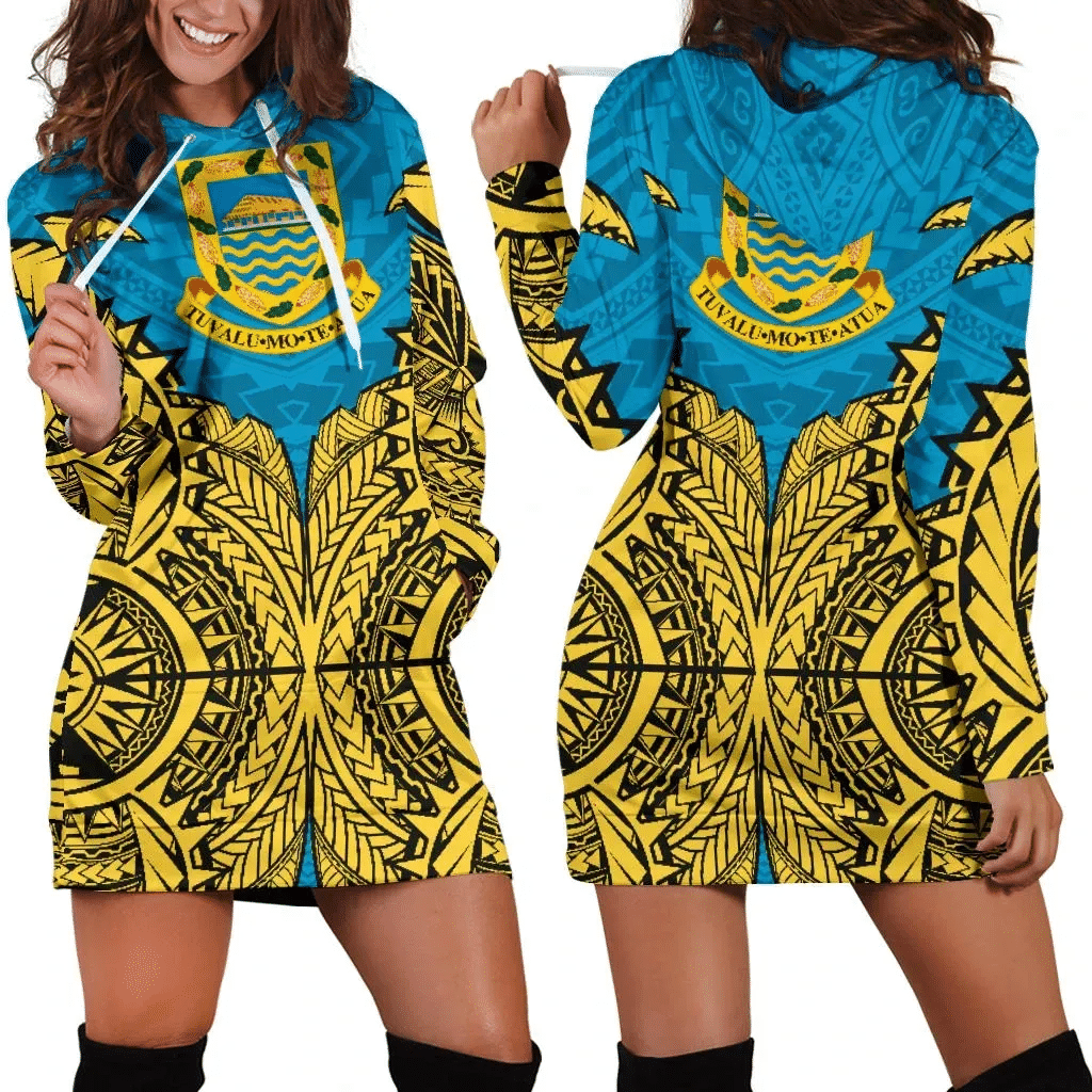 Tuvalu Premium Hoodie Dress