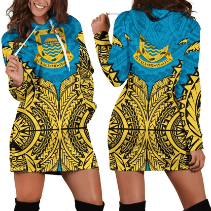 Tuvalu Premium Hoodie Dress