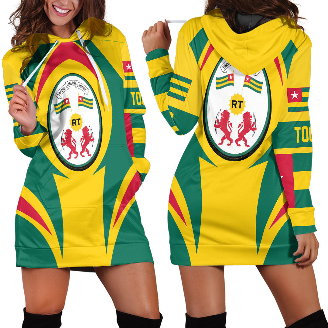 Clothing Togo Action Flag Hoodie Dress