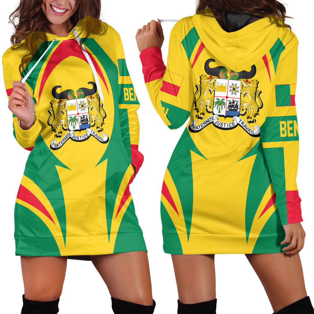Clothing Benin Action Flag Hoodie Dress