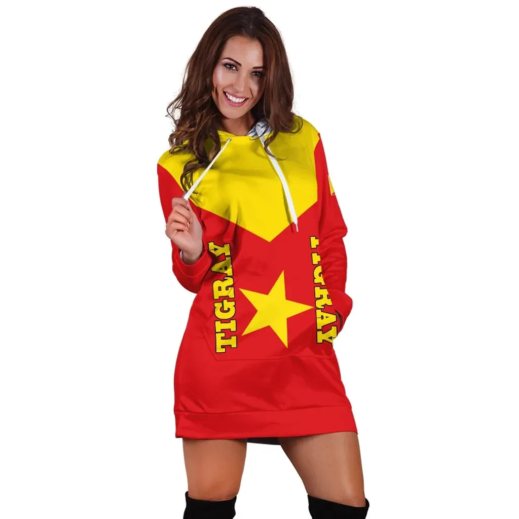 Tigray Hoodie Dress, Tigray Rising Coat Of Arms