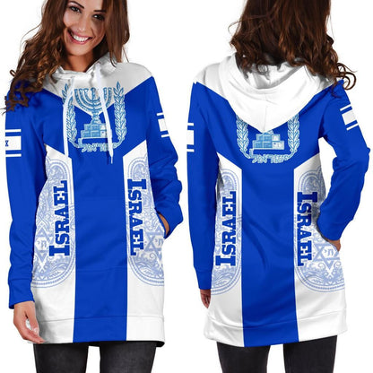 Israel Hoodie Dress Rising