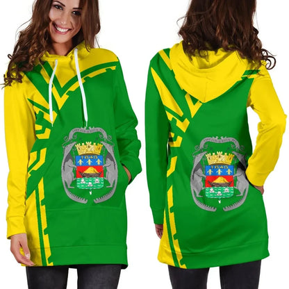 French Guyana Hoodie Dress Premium Style Th5