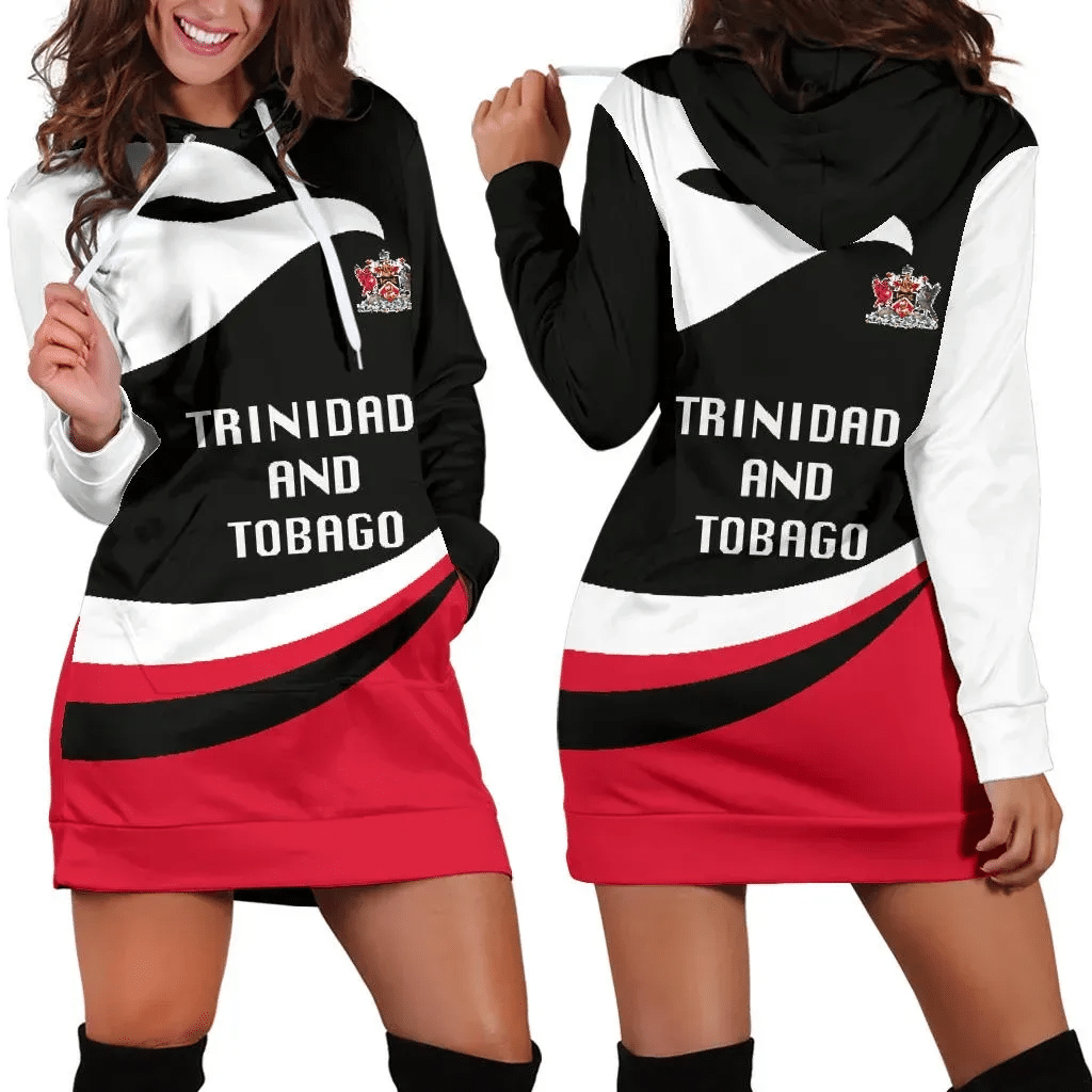 Trinidad And Tobago Women Hoodie Dress Proud Version K4