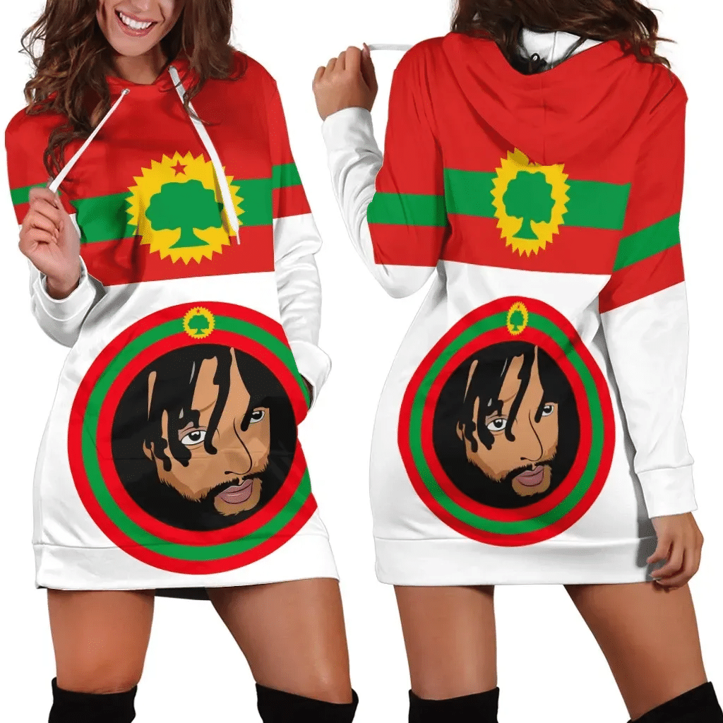 Oromo Hoodie Dress Jaal Marroo Dirribaa