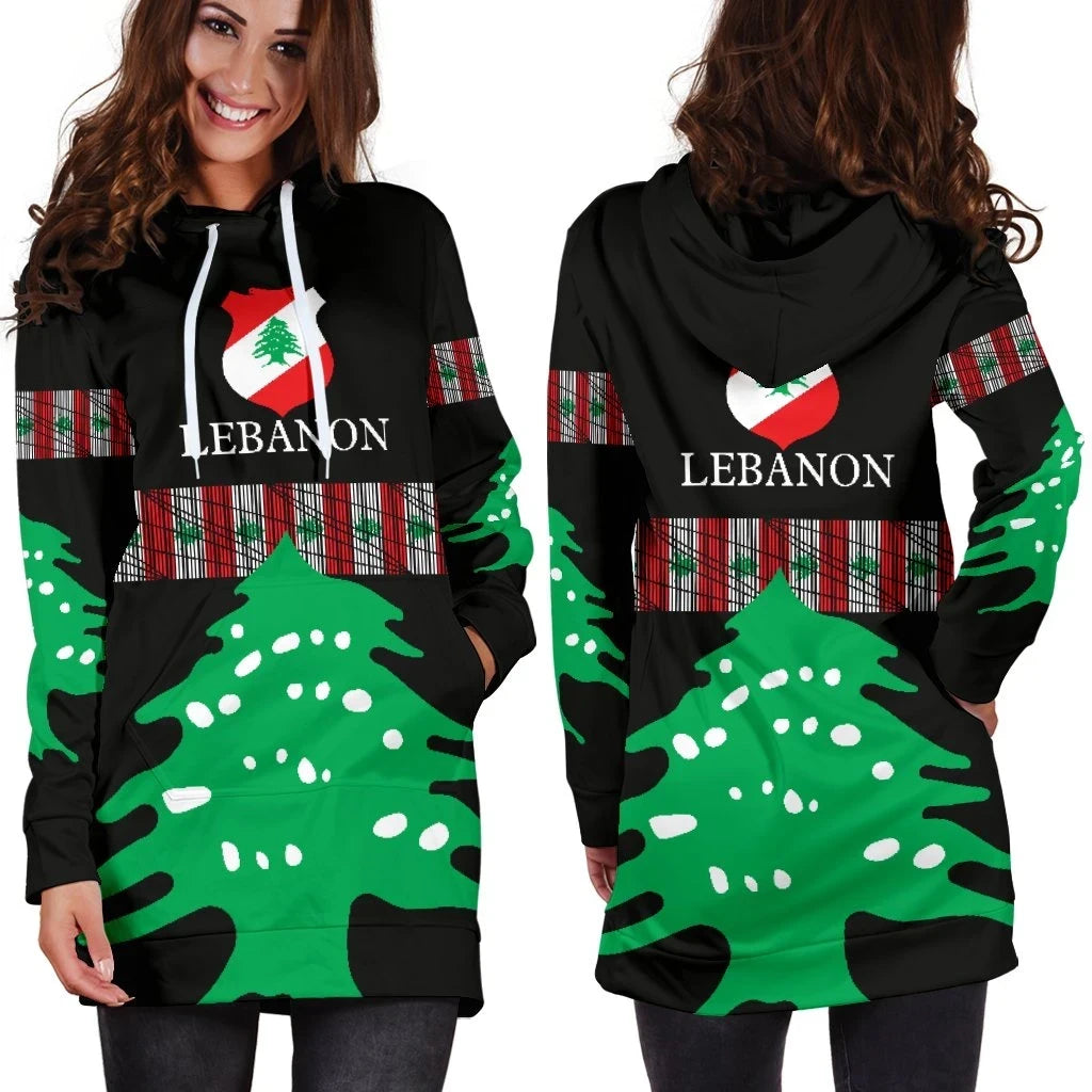LebanonUnited Women's Hoodie Dress