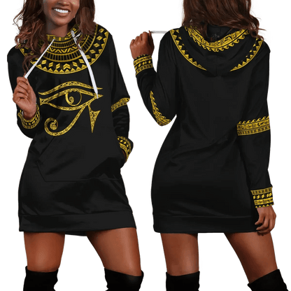 Ra Egypt Pullover Hoodie Dress JR