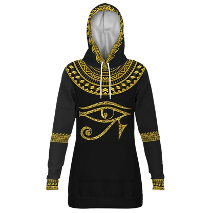 Ra Egypt Pullover Hoodie Dress JR