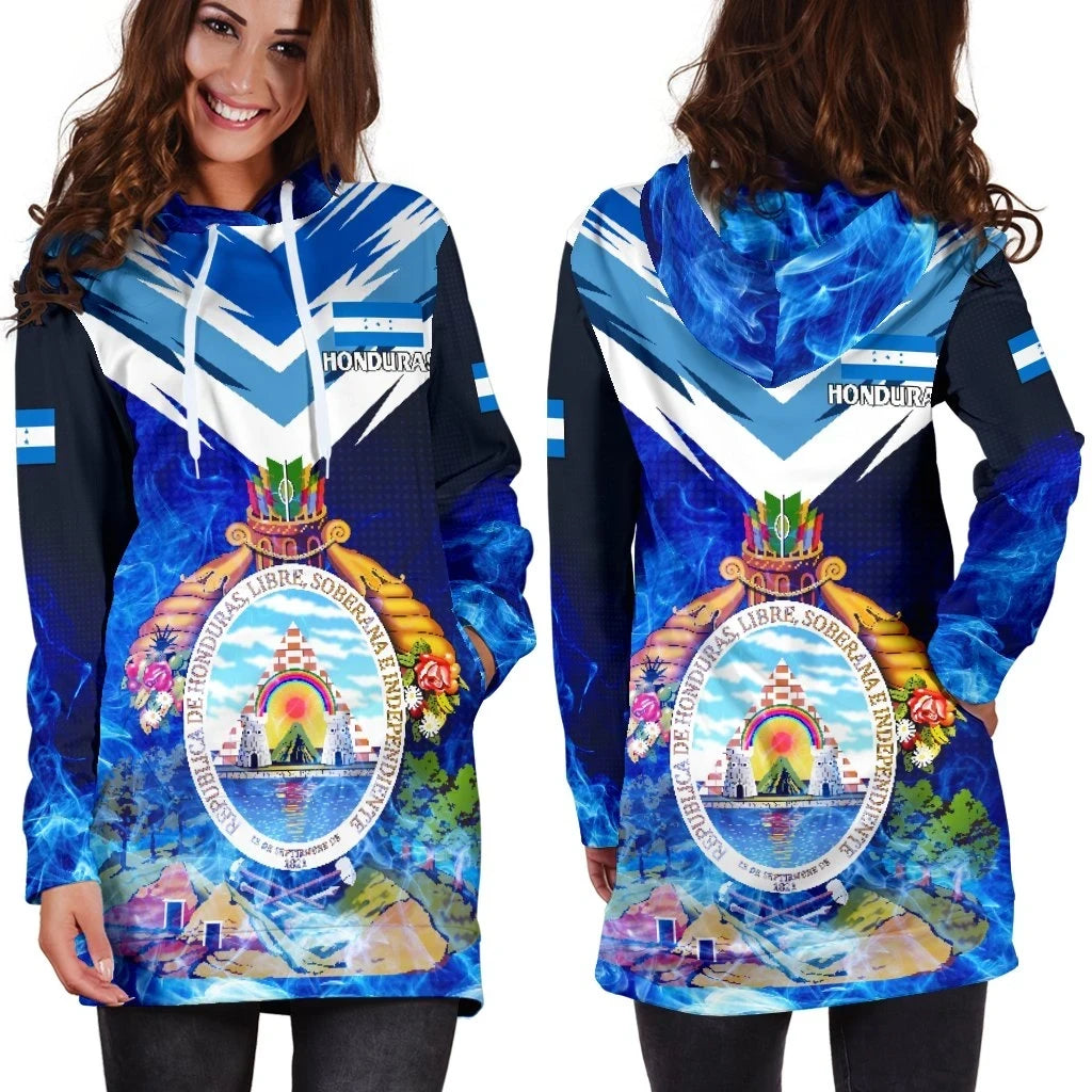 Honduras Women's Hoodie Dress New Release