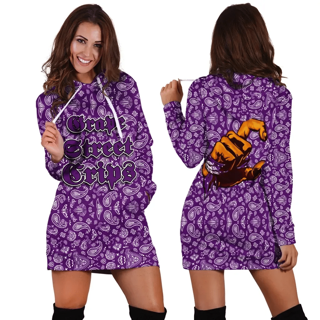 Grape Street Crips Hoodie Dress