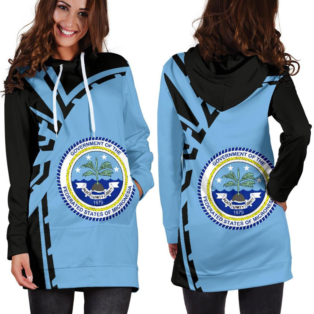 Fed. State Of Micronesia Hoodie Dress Premium Style Th5