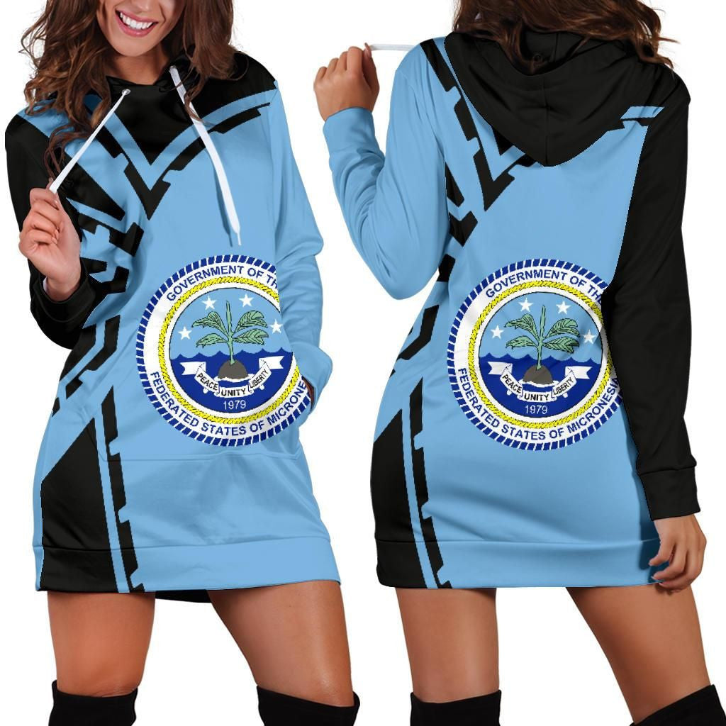 Fed. State Of Micronesia Hoodie Dress Premium Style Th5
