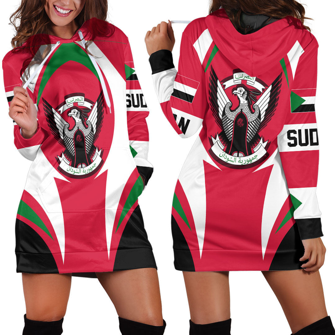 Clothing Sudan Action Flag Hoodie Dress