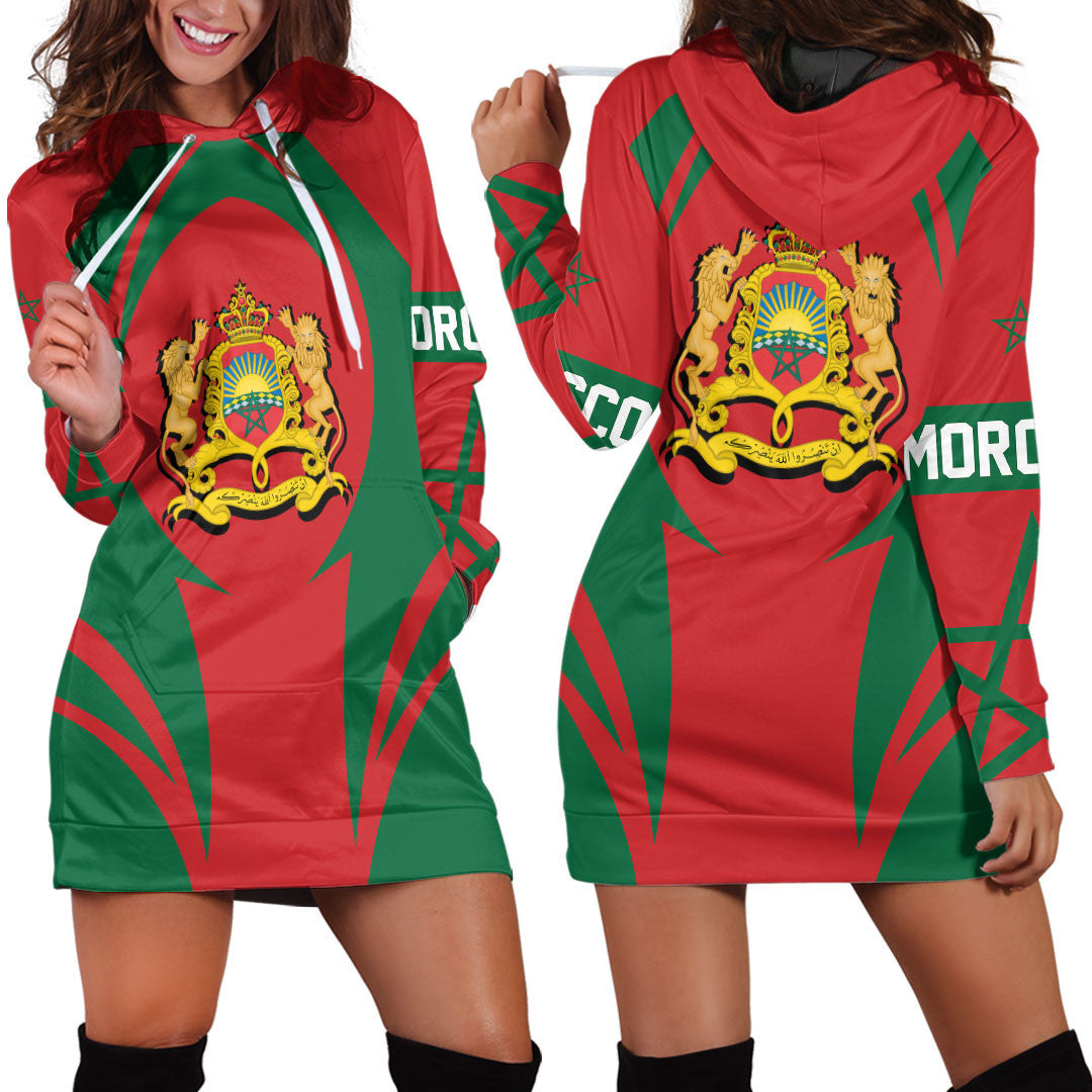 Clothing Morocco Action Flag Hoodie Dress