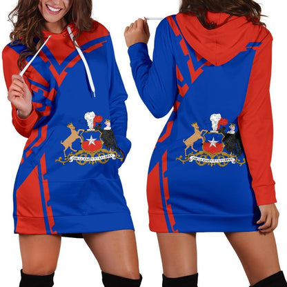 Chile Hoodie Dress Premium Style Th5
