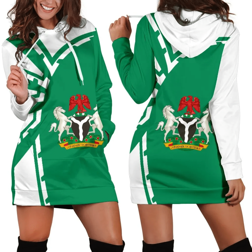 Nigeria Hoodie Dress Premium Style Th5