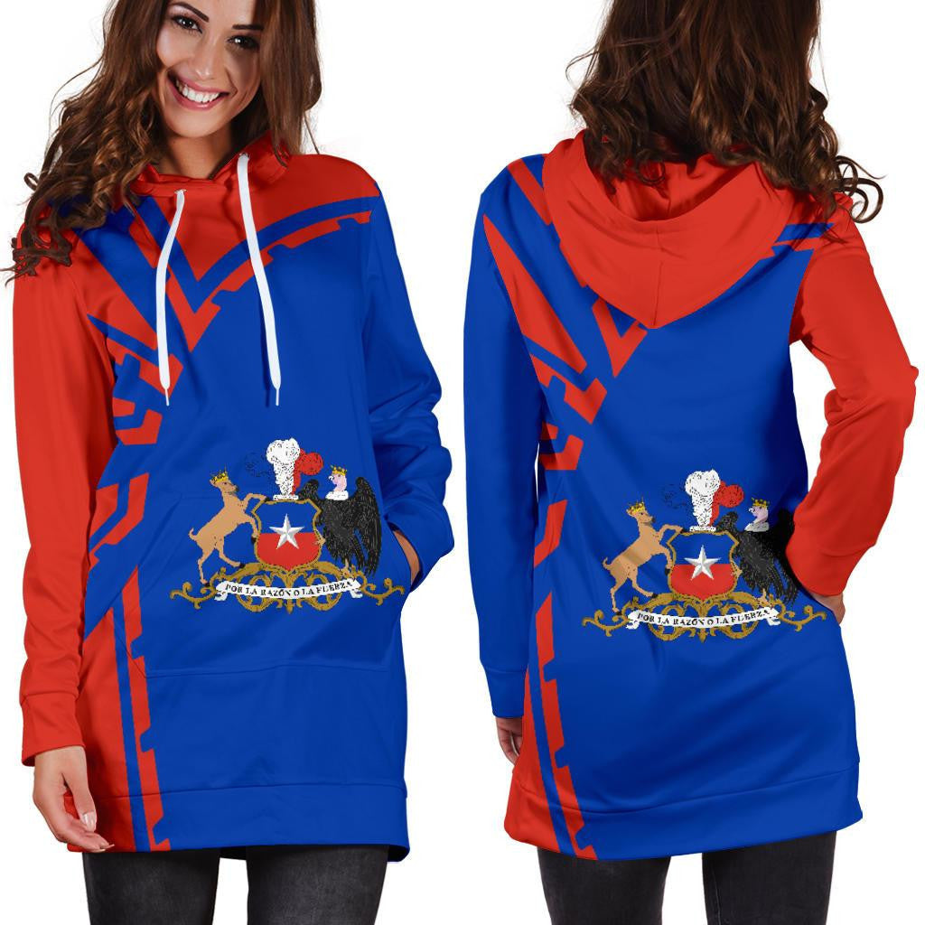 Chile Hoodie Dress Premium Style Th5