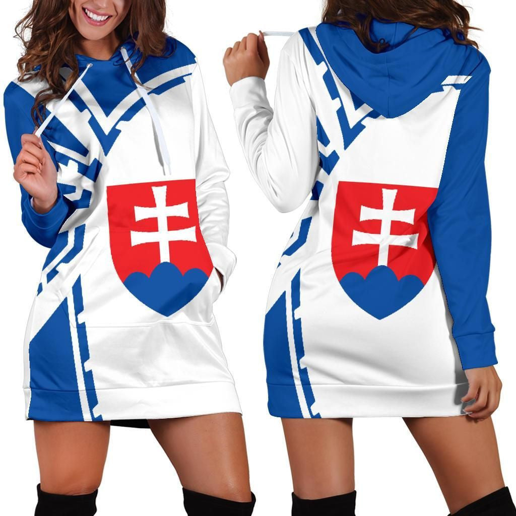 Slovakia Hoodie Dress Premium Style Th5