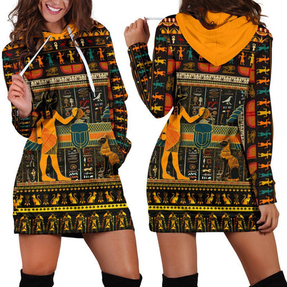 Egypt Pride Women's Hoodie Dress B