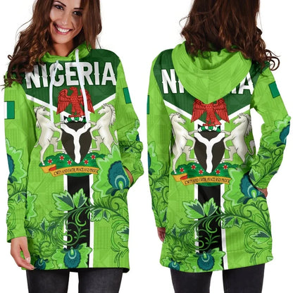 Nigeria is My Homeland Hoodie Dress