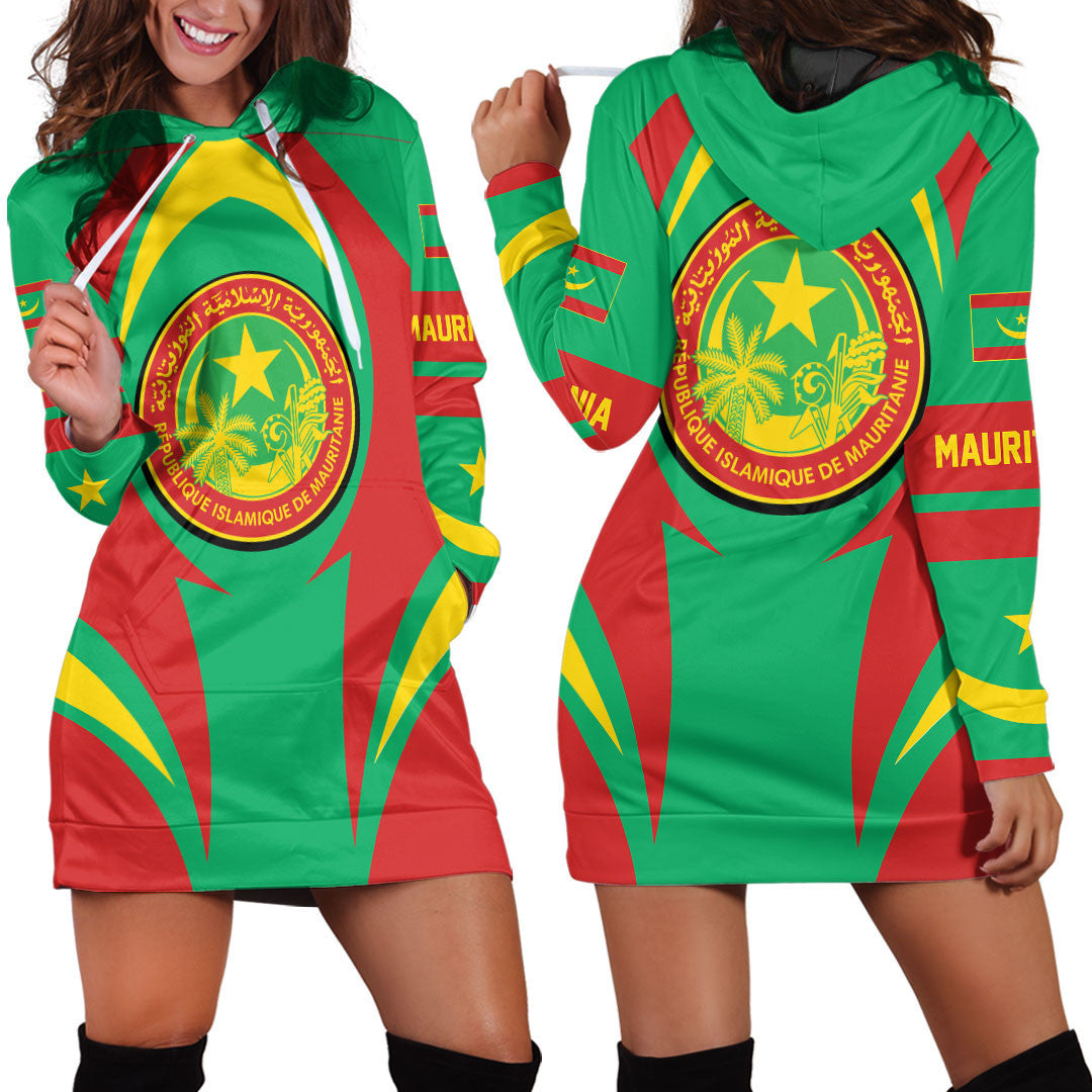 Clothing Mauritania Action Flag Hoodie Dress